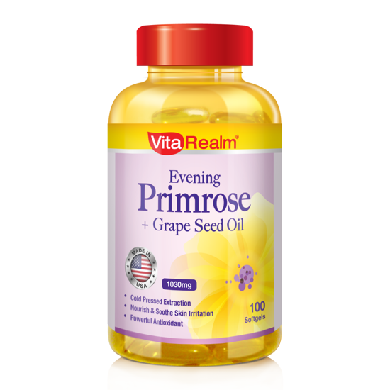 Picture of VitaRealm Evening Primrose with Grape Seed Oil