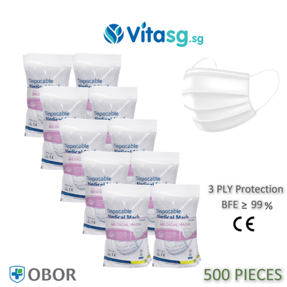 Picture of OBOR Disposable Medical Mask (3-Ply With Earloop) 50Sx10 GroupBuy