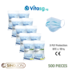 Picture of Singlion Disposable Medical Mask (3-Ply With Earloop) Blue 50Sx10 GroupBuy